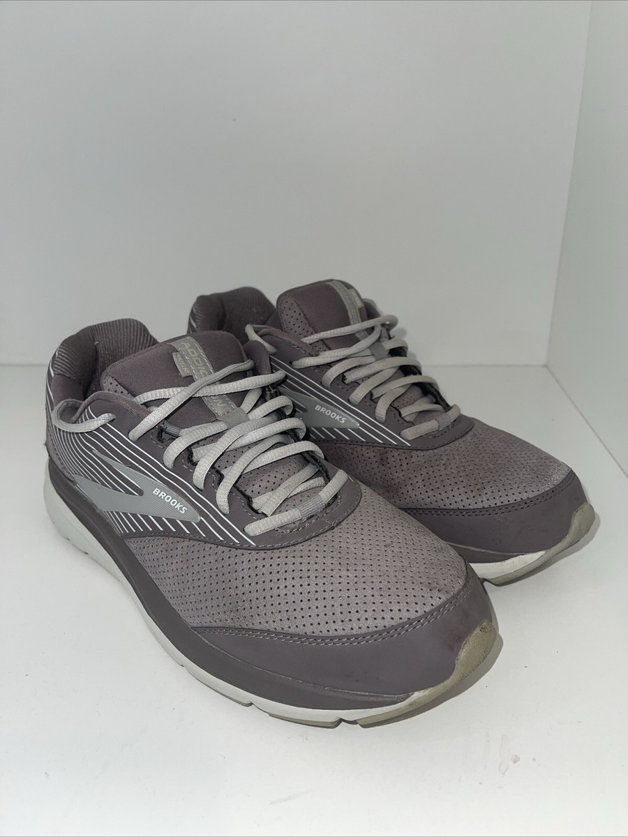Brooks Women’s Addiction Walker Suede Walking Shoes Purple Size