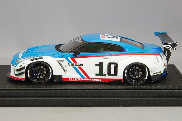 イグニッションモデル 1/43 LB-WORKS GT-R R35 ブルー イグニッションモデル 1/43 LB-WORKS 日産 GT-R R35 タイプ2