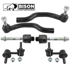 Bison Performance 6pc Front Sway Bar Tie Rod End Kit For Accord 2008-2012 USA
