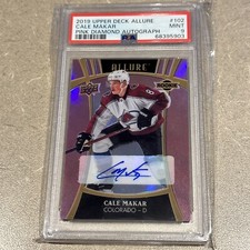 2019-20 Upper Deck Allure Cale Makar Pink Diamond Rookie Auto /59