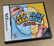 NINTENDO DS GAME - Left Brain Right Brain - Nintendo DS Game  2007