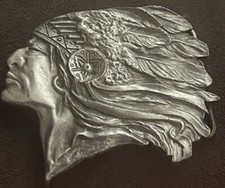 VTG Indian Chief Belt Buckle