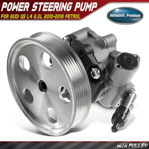 New Power Steering Pump w/ Pulley for Audi Q5 l4 2.0L 20102018 8R0145