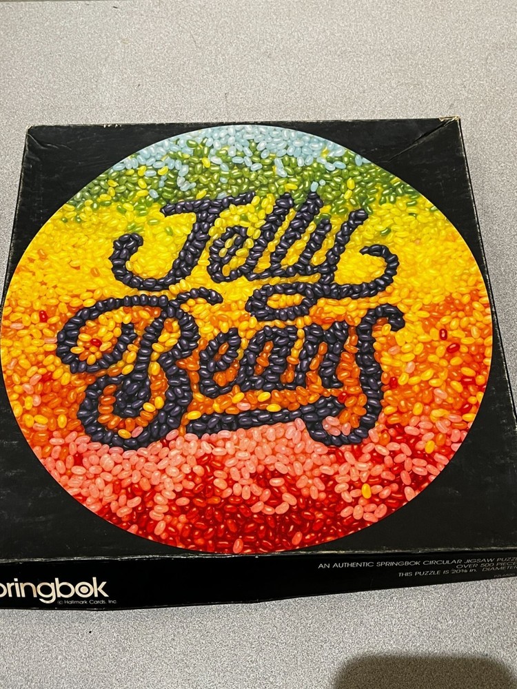Springbok 500-Piece Jigsaw Puzzle To Bean Or Not To Bean Jelly Beans