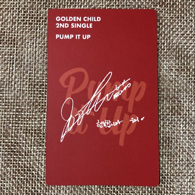 GOLDEN CHILD JOOCHAN [ PUMP IT UP ] Official Photocard, A