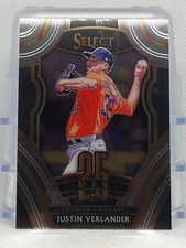 2020 Panini Select 25-Man Justin Verlander #25M-S1 Houston Astros