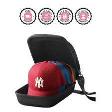 Baseball Cap Travel Case Oxford Fabric Holds 6 Caps Portable Organizer