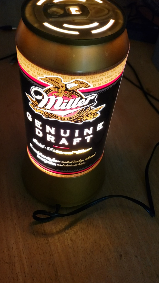 期間限定値下げ‼️Miller MGD Genuine Draft ネオンライト Miller Genuine Draft Beer Neon Sign