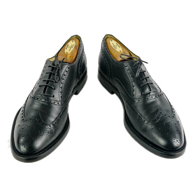 RARE BOSTONIAN Crown Windsor Sz. 10 D Wingtip Oxford Dress Shoes