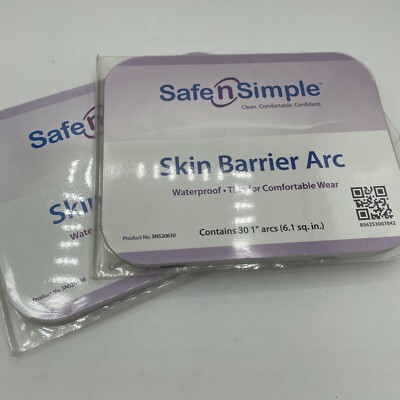 60 Safe N Simple SNS20630 Skin Barrier Arcs 1'' Pack of 2 Guaranteed to Function