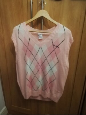 urban outfitters iets Frans Argyle Strick Boyfriend Pullover