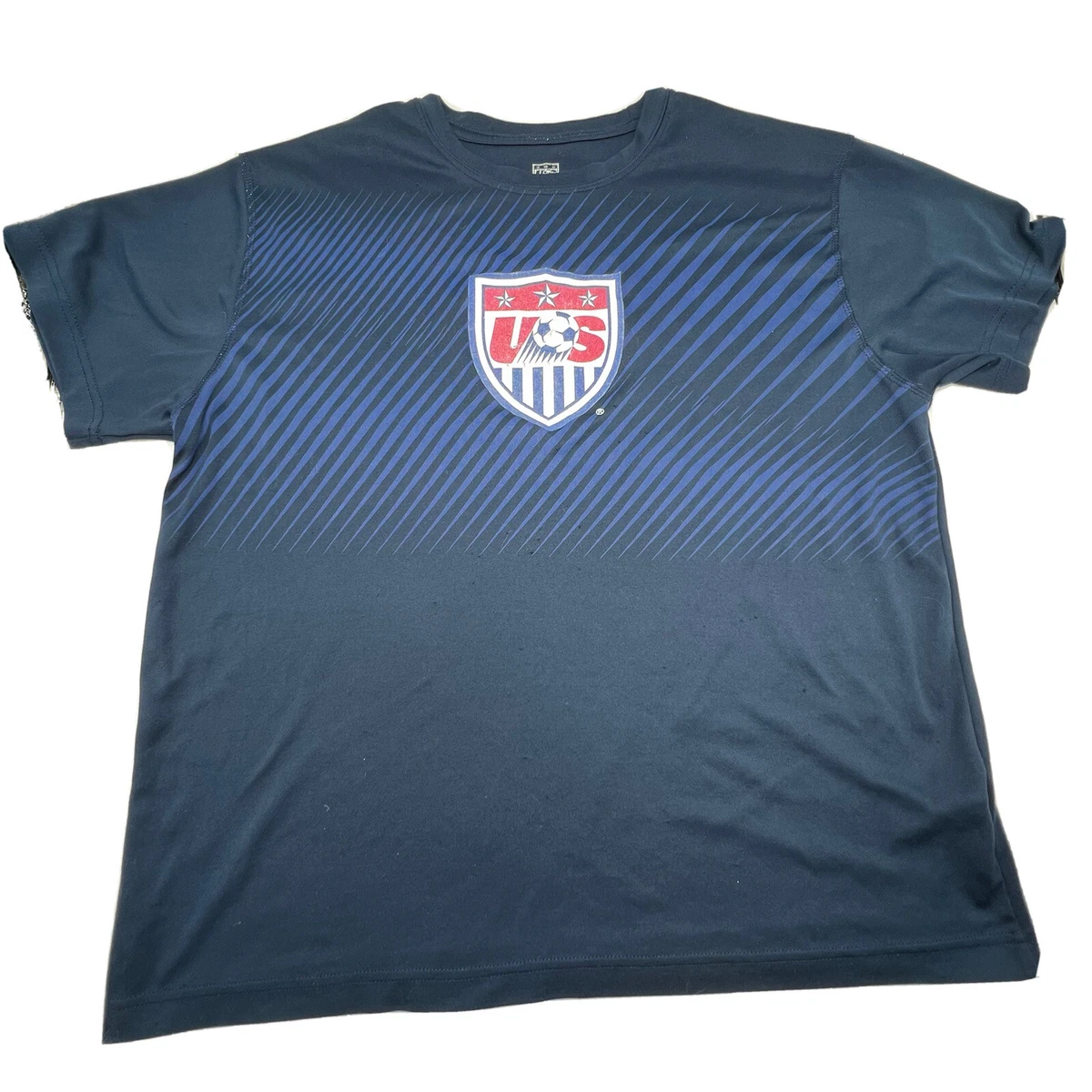 Team USA Soccer Shirt Jersey Adult XL Blue Red Official