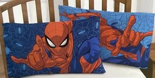 MARVEL SPIDERMAN WEB 2-SIDED REVERSIBLE PILLOWCASE Standard 20 x 30 BRAND NEW