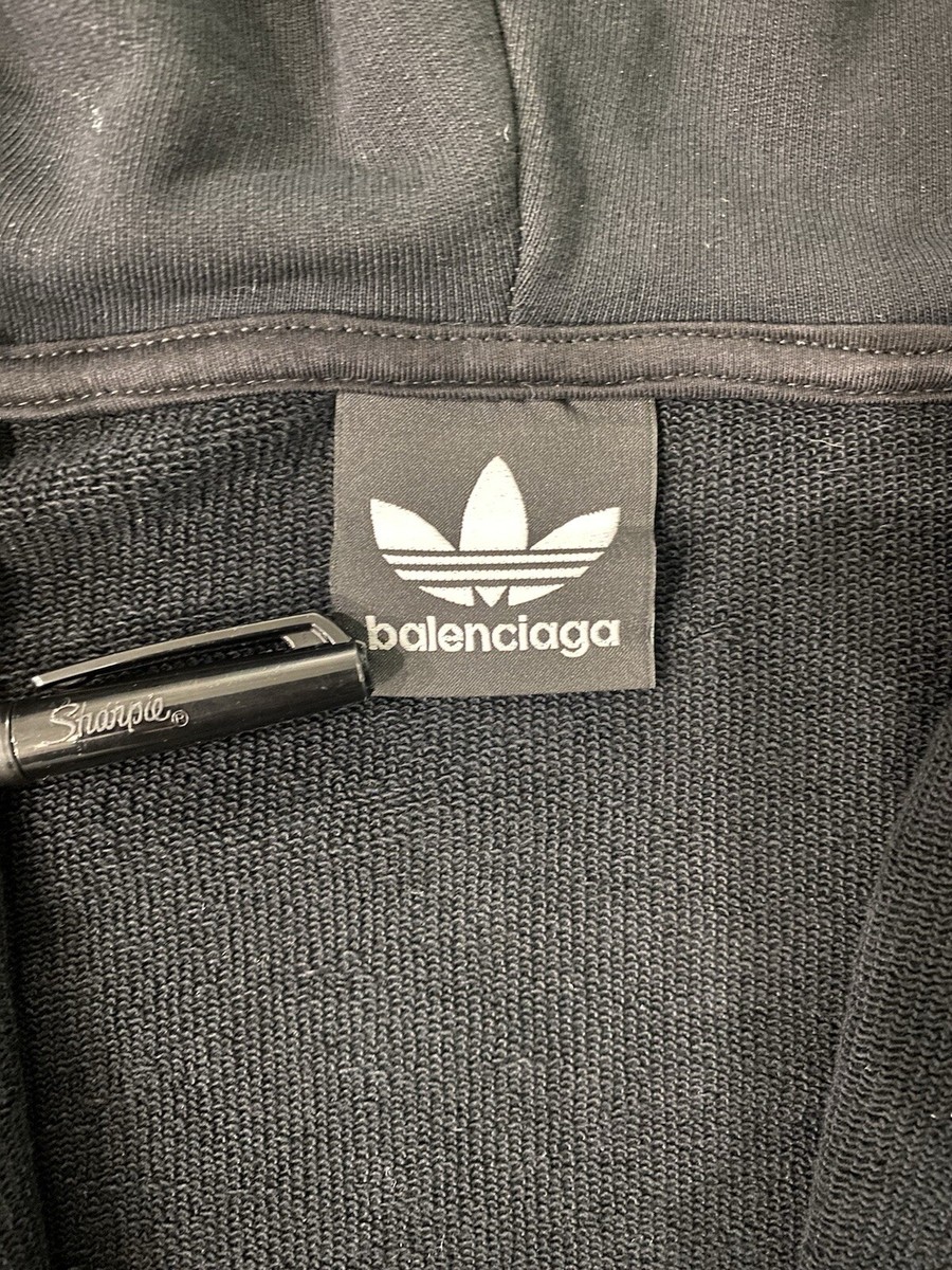 Balenciaga x Adidas YE24 Zip-Up Hoodie Small Fit | eBay