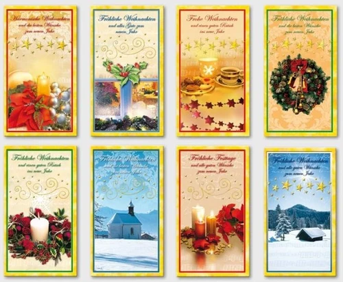 Weihnachtskarten, viele Motive,Glückwunschkarten mit Umschlag, Blitzversand - Bild 21 von 42