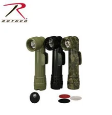 Anglehead Flashlight Genuine G.I.  Olive Drab 2 D-Cell  688 Rothco 