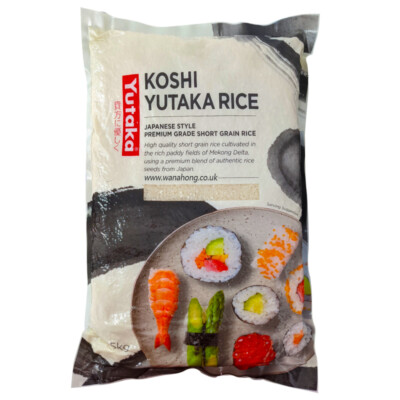 Yutaka Koshi Premiumqualität japanischer kurzkörniger Sushi-Reis aus Vietnam, 5 kg
