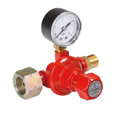 Rothenberger Industrial Propangasregler mit Manometer regulierbar 0,5-4 bar