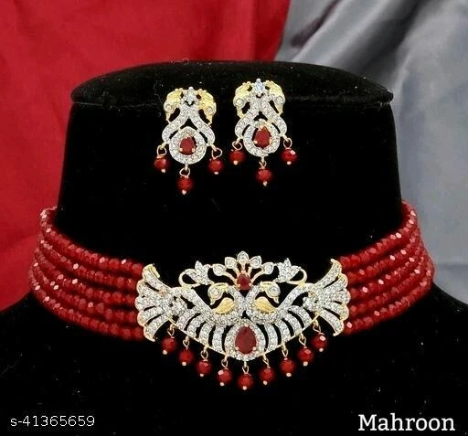 Indian Designer Bollywood Gold Plated Fashion Bridal AD Jewelry