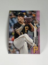 2020 Topps Mini On-Demand 383 STEVEN BRAULT Pink Border #1/25 Pittsburgh Pirates