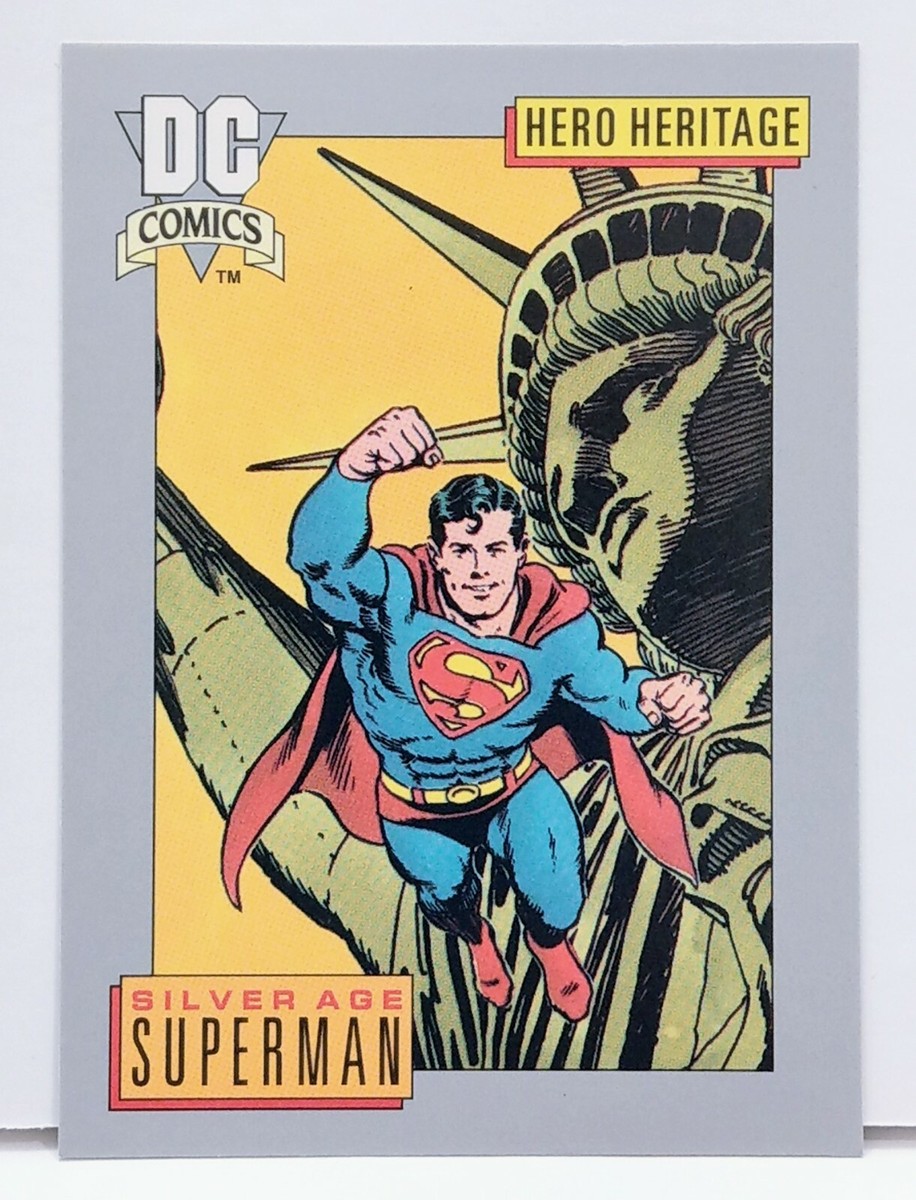 1991 IMPEL DC COSMIC HERO ERITAGE TRADING CARD #17 - SILVER AGE