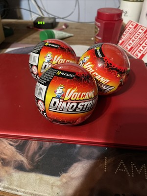New ZURU 5 Surprise Volcano Dino Strike Ball - lot of 3