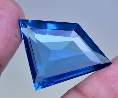 35.35 Ct Natural Blue Indicolite Tourmaline AGL Certified STUNNING Gemstone