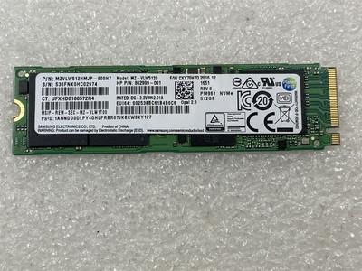 HP 921033-001 Samsung PM961 Solid State Drive SSD 512GB M.2 NVMe 