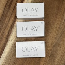 Jabón en barra Olay (3) nuevo/sellado en caja barra dolor - 3,75 oz