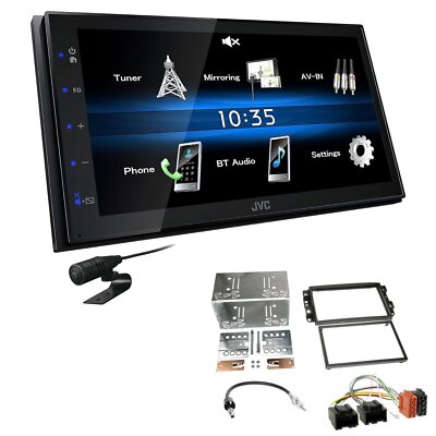 JVC Autoradio Touchscreen Bluetooth USB für Chevrolet Captiva ab 2006 schwarz