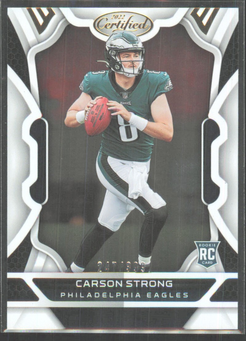2022 Panini Certified Carson Strong Rookie /399 #104