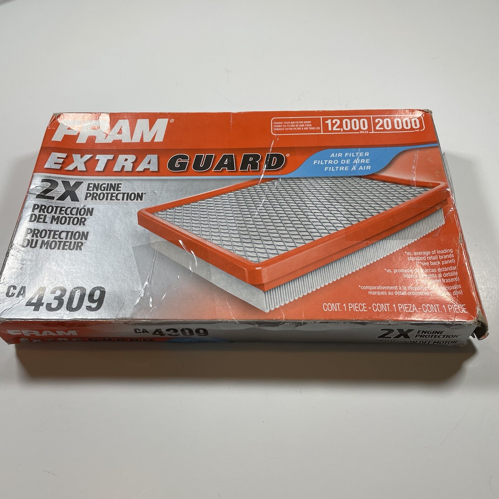 Fram CA4309 Air filter cross reference