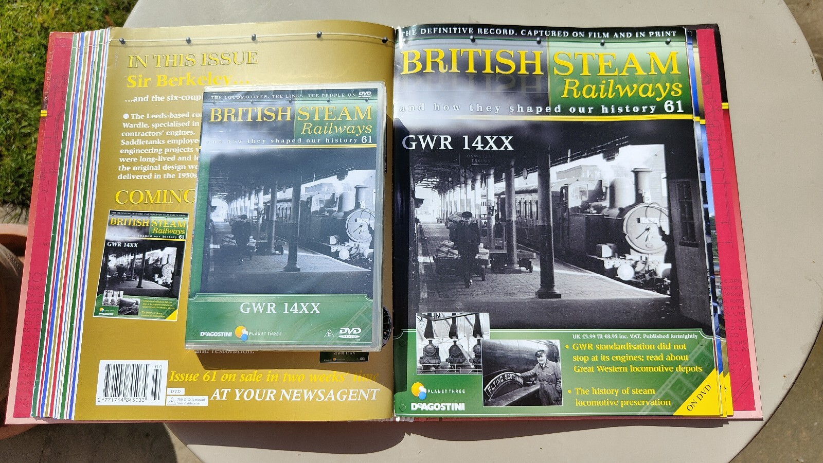 DeAgostini British Steam Railways Magazine & DVD #61 GWR 14XX