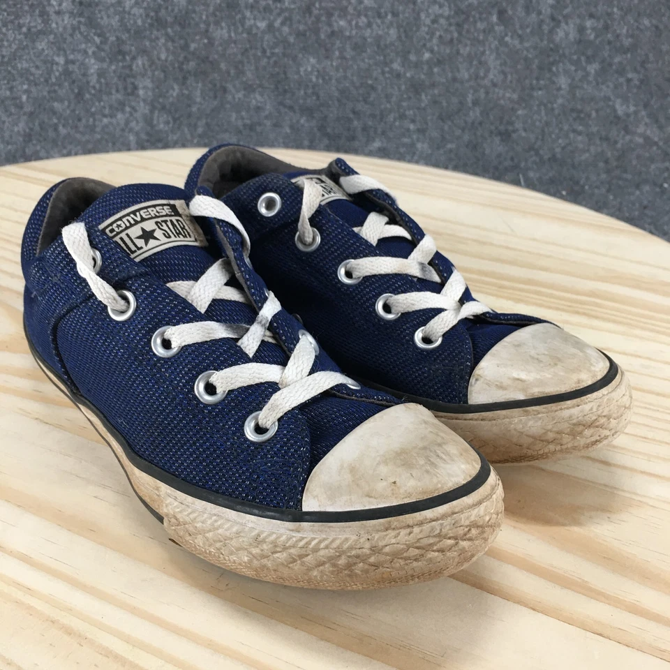 Zapatillas Converse Jóvenes 3 Chuck Taylor All Star Azul Con Cordones Informales 660304F Foto 3 de 4