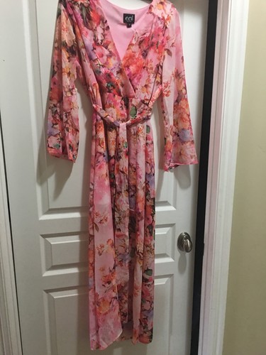 ECI New York Multi-color Long Sleeve Dress, US women size 10 - Picture 4 of 6