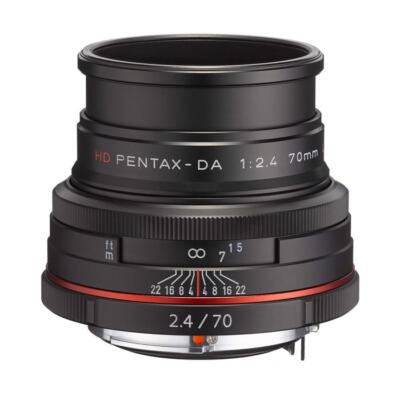 PENTAX HD DA 70mm F2.4Limited Black Single Focus Lens for K-mount
