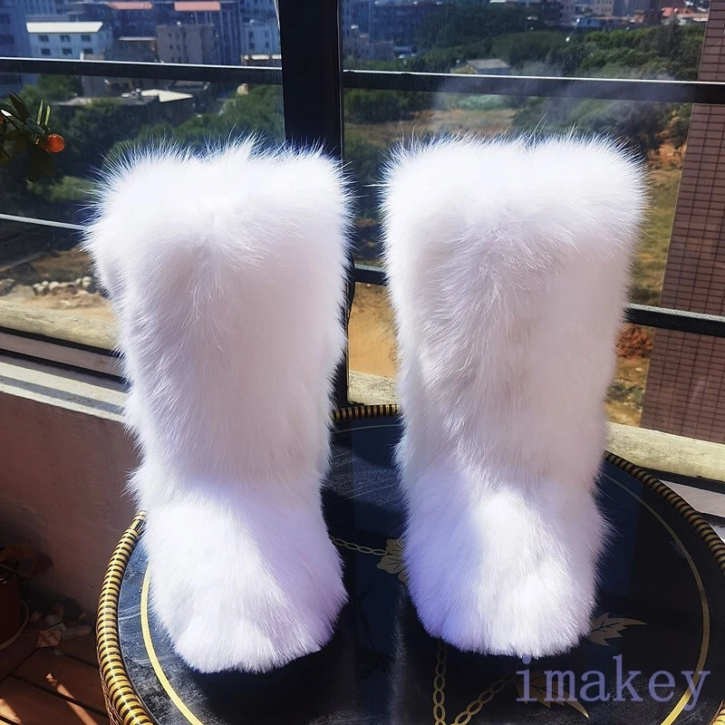 Fuzzy Boot Slide Slippers