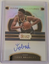 2017-18 Panini Select (Tony Bradley) Rookie Signatures Prizm Auto #109/199