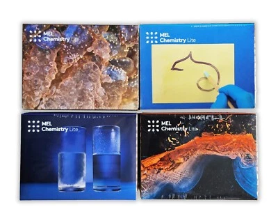 MEL SCIENCE MEL Chemie Kits Wissenschaft für Kinder 4er Pack Alter 10 plus werkseitig versiegelt Lernen