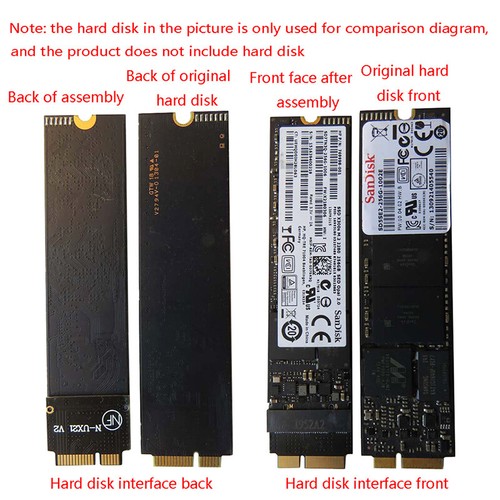 SATA M.2 NGFF SSD to UX31 UX21 TAICHI 21 31 Converter SSD Adapter For ASUSB^lk - Afbeelding 4 van 12