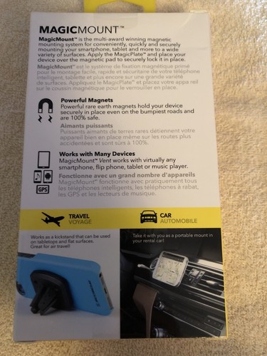 Scosche MAGVM2, MagicMount Magnetic Vent Mount For Mobile Devices iPhone Android - Picture 2 of 4