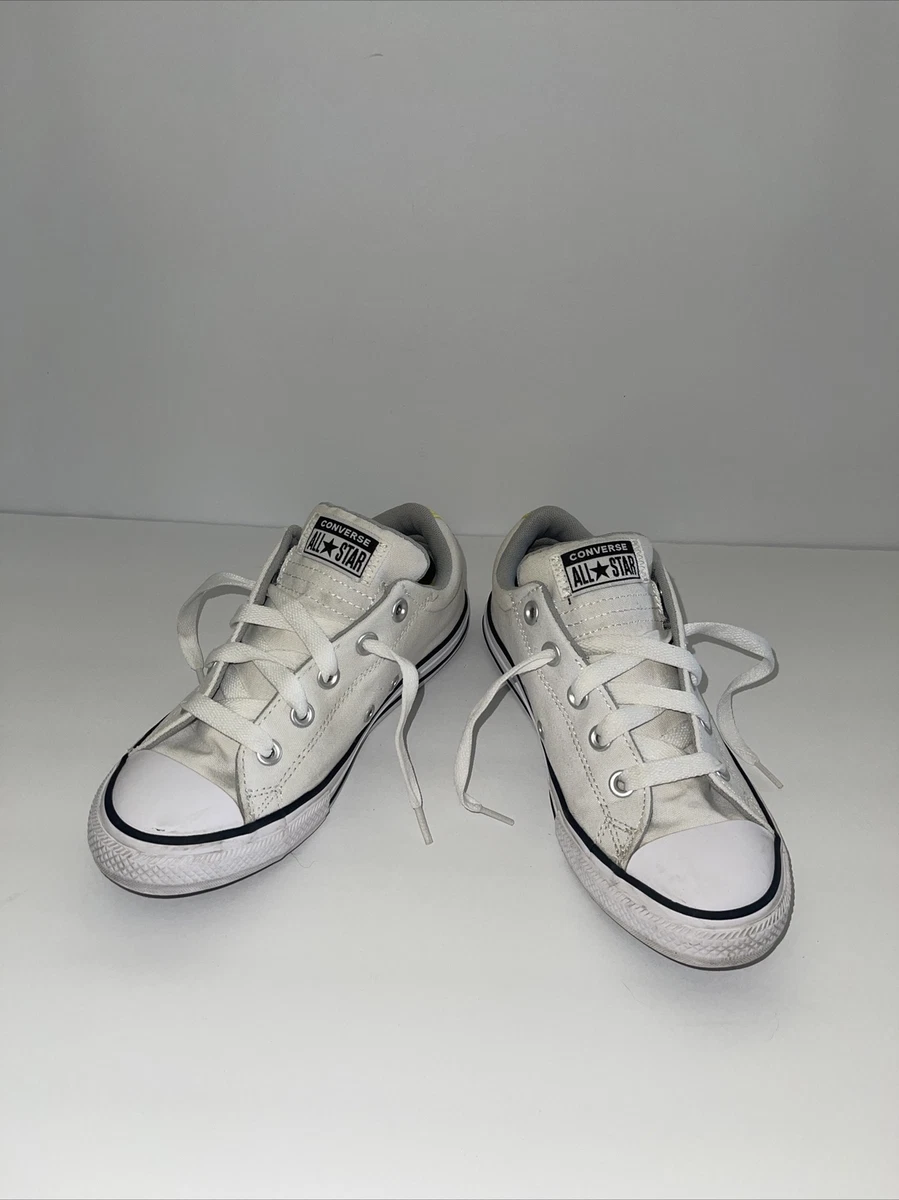 recept Volwassen blok Converse CTAS Street Slip-on White/Ash/White Shoes Junior size 3 (656069F)  | eBay