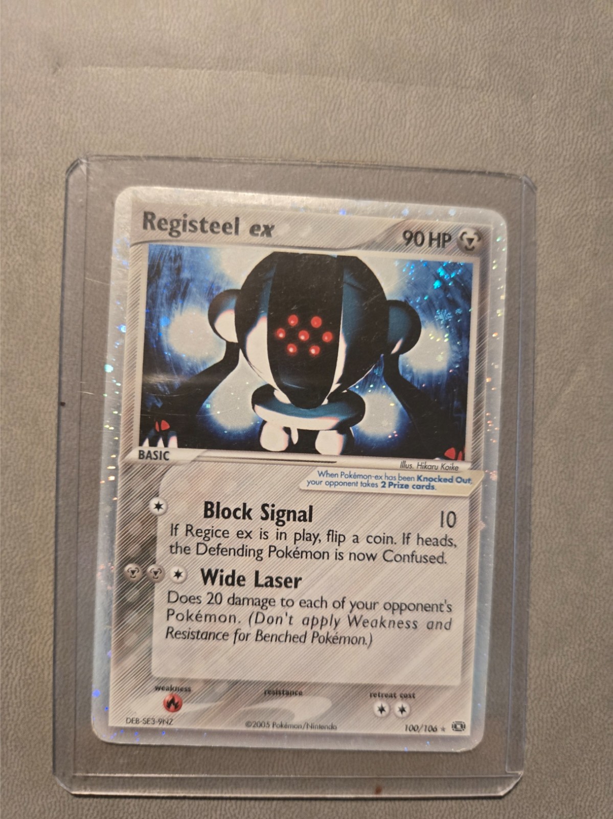 Registeel ex 100/106 Emerald Holo
