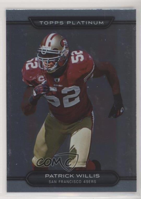 2010 Topps Platinum Patrick Willis #119 HOF m4h