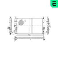 ERA MotorküHler WasserküHler 673296 FüR Opel Insignia Sports Tourer G09 Country