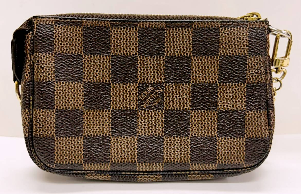 Louis Vuitton Damier T&B Mini Pochette Accessoires Pouch N58011