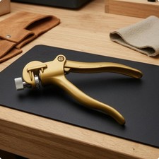 S&auml;gezahnsetz-Zange geriffelter Drehknopf Handzange mit Einstellknopf