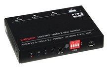 Labgear 2 Way HDMI Splitter HD2-SP2 4K 60Hz HDR EDID Control HDCP 2.3 18Gbps