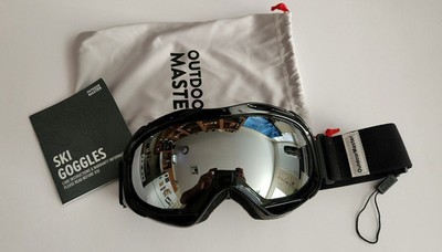 OutdoorMaster OTG Ski/Snowboard Goggles Anti Fog UV Protection for Adults