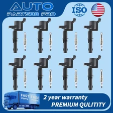 8Pack Ignition Coils and PLATINUM Spark Plugs For Ford F150 5.4L 2004-2010 DG511